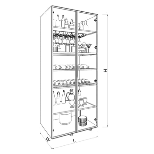Tủ rượu 2 cánh RU2Q