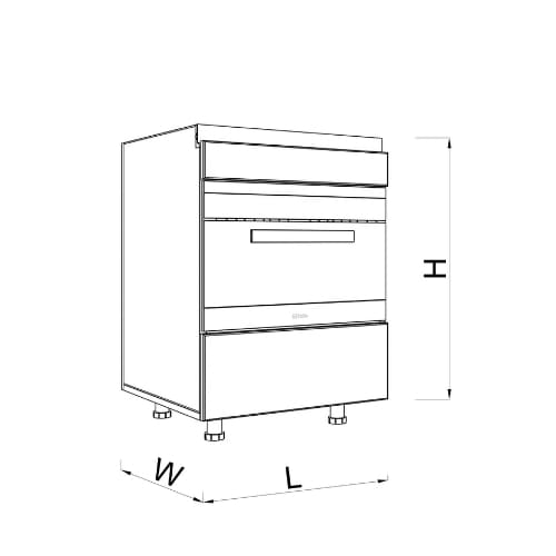 Microwave Cabinet VA1K